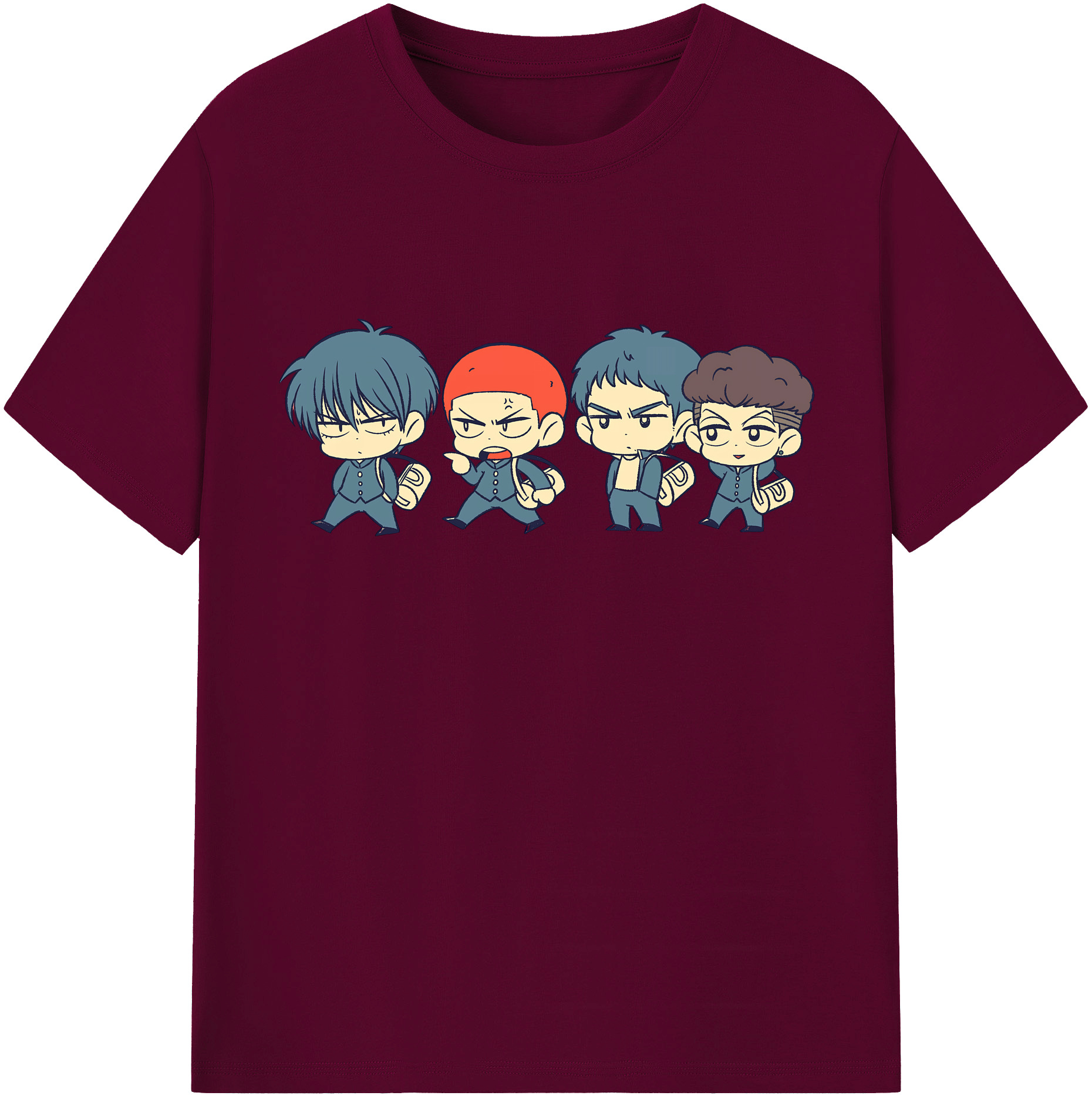 （画像用） SLAM DUNK／スラムダンク レディースカジュアルプリントTシャツ（綿100％）